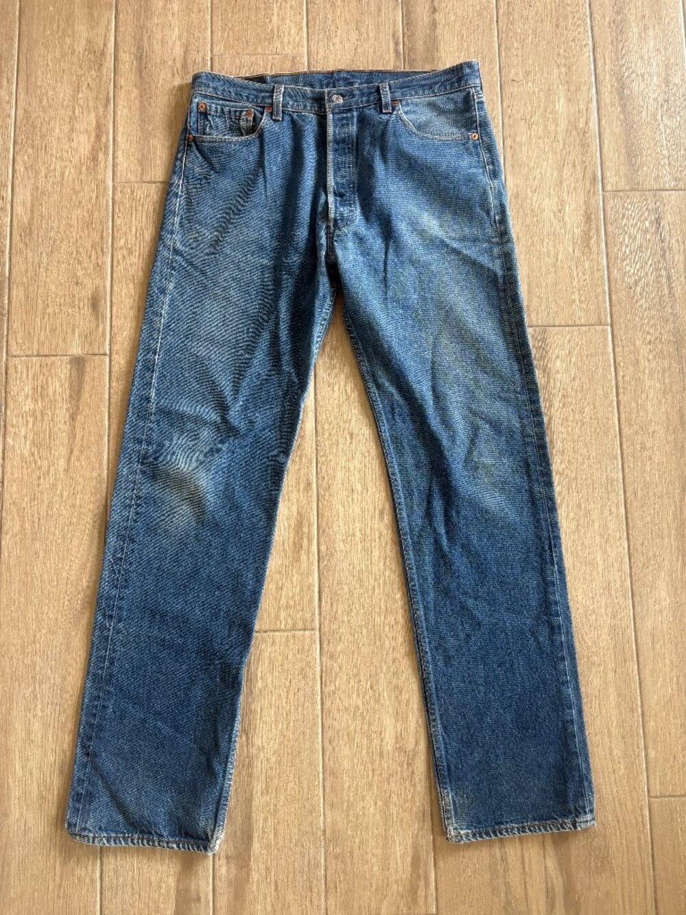 Vintage Levi's 501xx Jeans Men's 38x38 Blue Denim Medium Wash USA Classic 90s